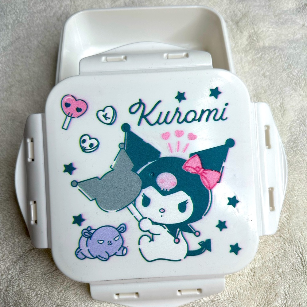 Sanrio KUROMI Lunch Sandwich Fresh Preservation Box - Picture 2 of 4
